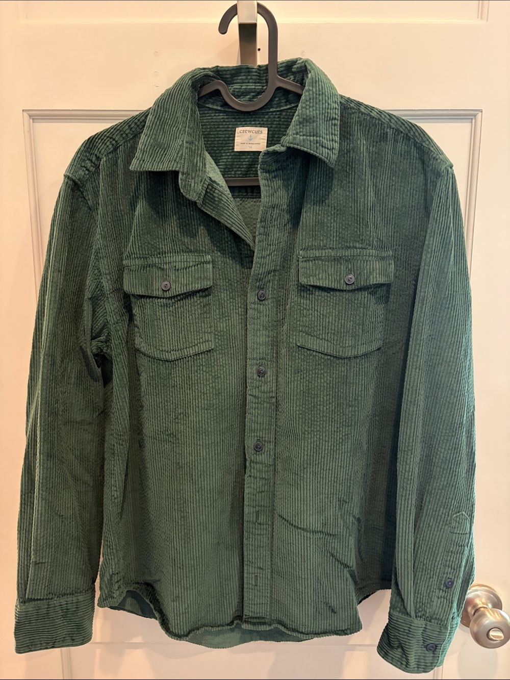 JCrew Kids Corduroy Long Sleeve Button Up